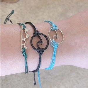 3 Pura Vida bracelets
